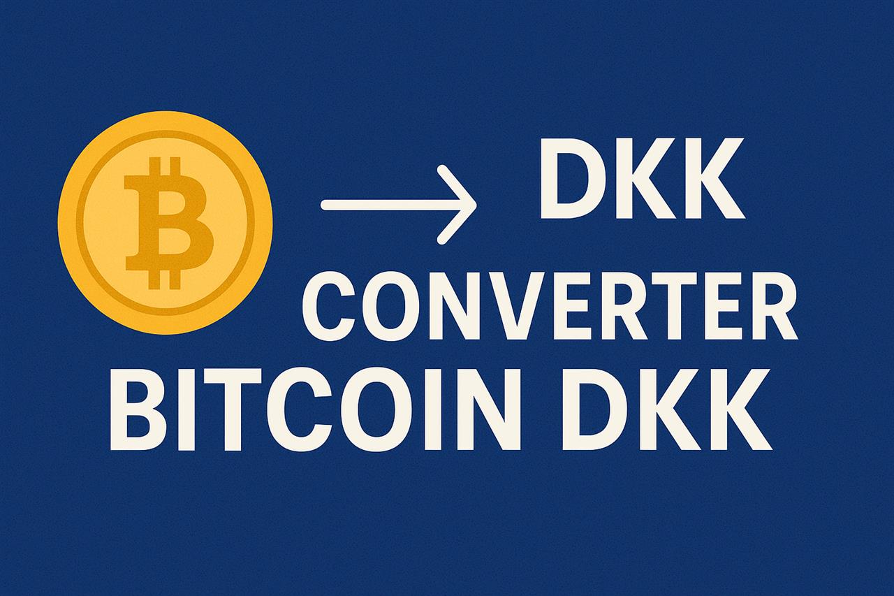 Converter bitcoin dkk - hvordan beregner du værdien?